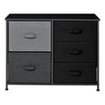 thumbnail image 2 of Mueble Cajonera Buro Organizador 5 Cajones Tela Moderno Negro, 2 of 5