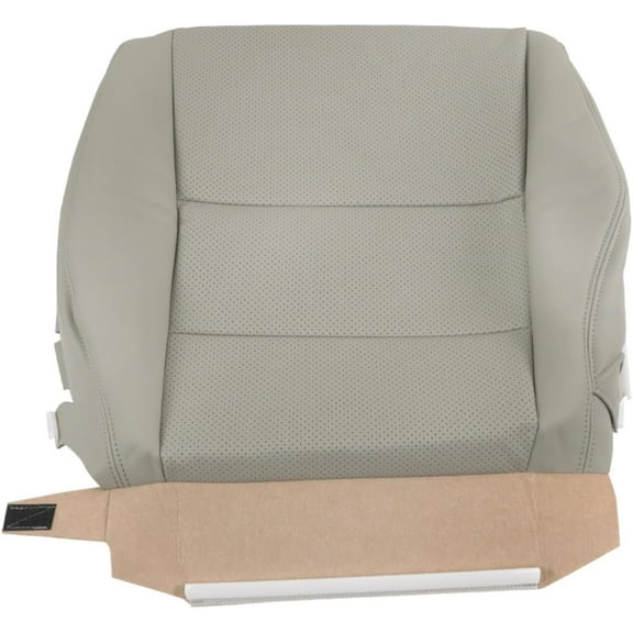 SEBLAFF Driver Bottom Perforated Leather Seat Cover Gray Replacement for Acura RDX 2007 2008 2009 2010 2011 2012
