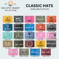thumbnail image 6 of Pacific Brim Classic Baseball Cap Cotton Adjustable Dad Hat, Smile (Unisex), 6 of 7