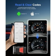 GOOLOO DS200 OBD2 Scanner Bluetooth-Full System OBD2 Scanner Diagnostic Tool with ABS/SRS,code reader for car vehicles, Bi Directional, AutoVIN, 8 Maintenance Resets for iPhone & Android