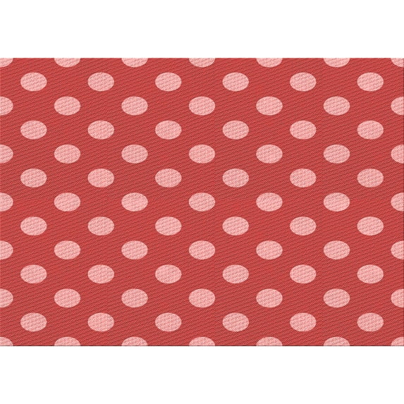 Ahgly Company Indoor Rectangle Patterned Bean Red Area Rugs, 2' x 3'