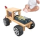 thumbnail image 1 of Coche de energía eólica de bricolaje, Viento eléctrico de bricolaje de madera Coche de energía eólica hecho a mano Coche de viento de bricolaje Estética elegante, 1 of 6