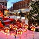 thumbnail image 5 of Luces navideñas solares para exteriores | Decoración navideña con forma de árbol de Navidad clásico y luz LED cálida | Encendido y apagado automático con energía solar, 5 of 6