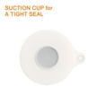 thumbnail image 3 of Uxcell Tub Stopper Silicone Bathtub Drain Stopper Shower Drain Plug Cover, White, 3 of 7