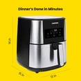 thumbnail image 4 of Freidora de Aire Chefman RJ38-SQSS-8T Digital 7.5 Lts Plata, 4 of 6