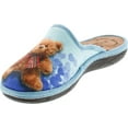 thumbnail image 3 of SC Home Collection Womens 18017 I Heart Teddy Cozy House Slippers Made in Europe, 3 of 4