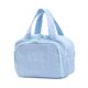 thumbnail image 3 of Bolsa de maquillaje de viaje, organizador de artículos de tocador de viaje, gran capacidad, doble cabezal. Azul, 3 of 9
