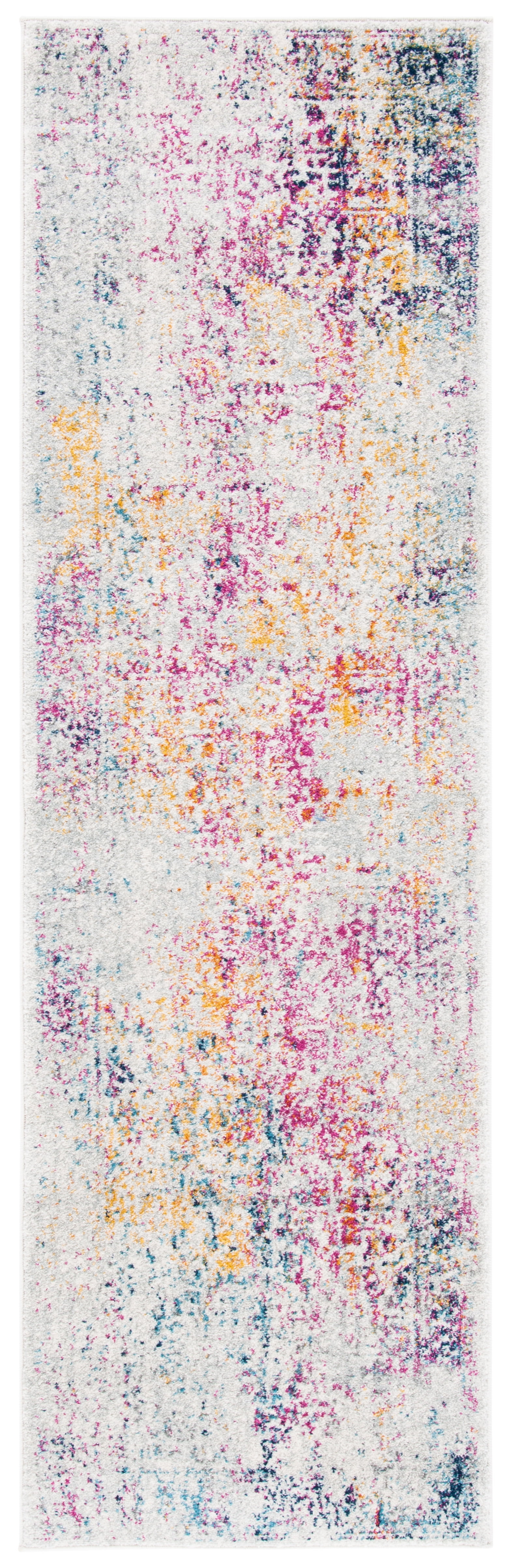 Safavieh Evoke Trena Floral Runner Rug, Ivory/Fuchsia, 2'2" x 11'