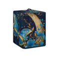 thumbnail image 2 of ZUXONGSY Blue Butterfly Air Fryer Cover Dust Protection Appliance Cover with top Handle And Pockets Moon Oil-proof Protective Cover Not Easy to Pilling for Kitchen Living Room Table, 2 of 7