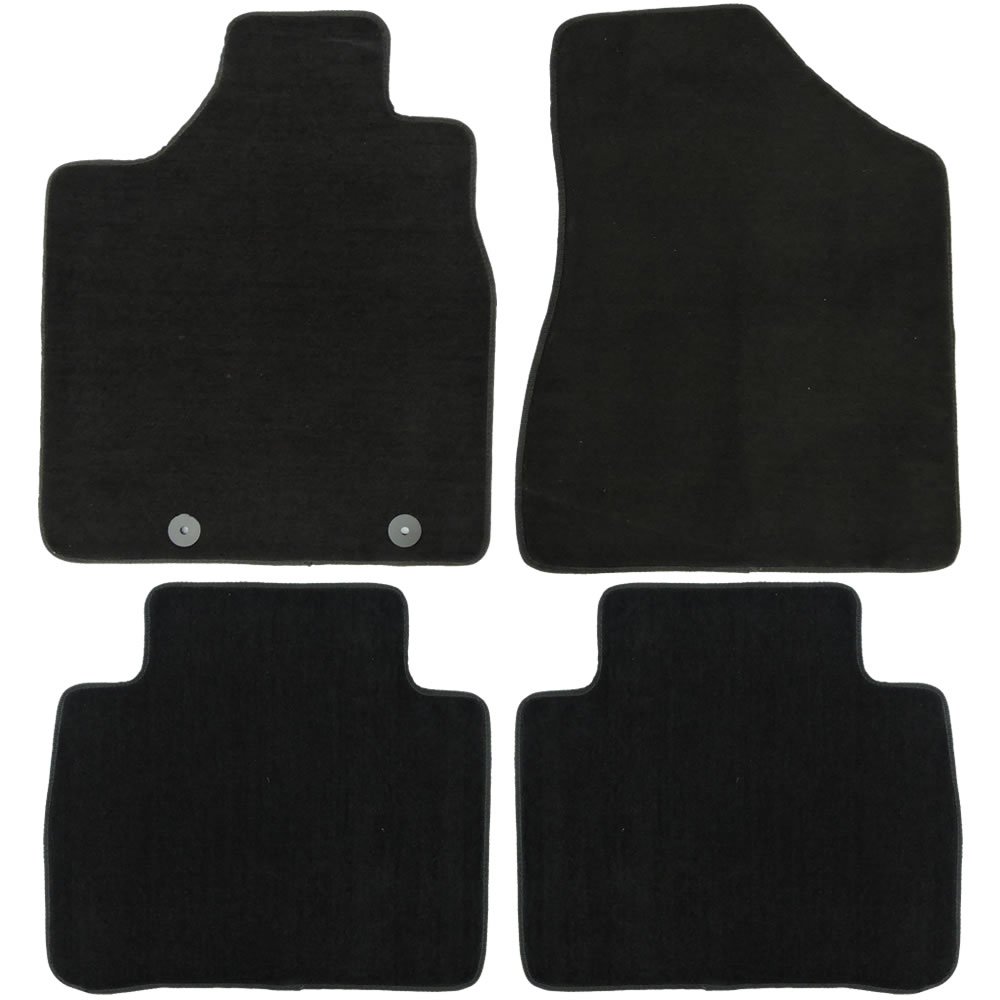 UAA Customfit Black Carpet Suv Floor Mats Set for Nissan Murano 20032007