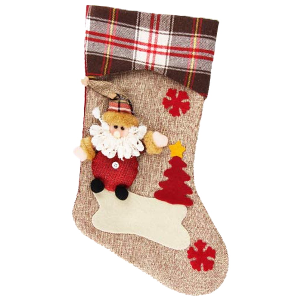 Details about  / Christmas Stockings Cotton Washable Sock Costume Kids Gifts Festival Decor