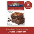 thumbnail image 2 of GHIRARDELLI Double Chocolate Premium Brownie Mix, a Premium Baking Mix, Includes Chocolate Chips, 18 oz Box, 2 of 15