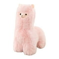 thumbnail image 2 of Almohada de animales de peluche de Alpaca, regalos de Navidad, figuritas, regalo de vacaciones, cojín, Llama, juguete de peluche para sofá preescolar, 40cm rosa, 2 of 8
