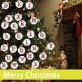 thumbnail image 2 of Xiwaer 26 English Letters Christmas Pendant Mask Snowman Christmas Tree Pendant Wine, 2 of 10