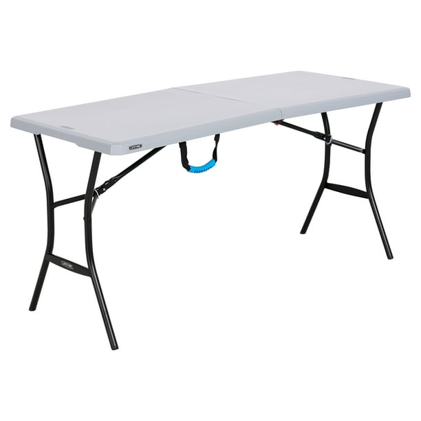 Lifetime 5ft Folding Tailgating Camping, Lifetime 4 Foot Portable Outdoor Table With Sink