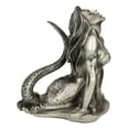 thumbnail image 4 of Ebros Aged Bronze Resin Seductive Siren of The Seas Mermaid Statue 7"H Figurine, 4 of 10