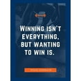 thumbnail image 2 of ArtsyQuotes 19x24 Gold Ornate Wood Framed with Double Matting Museum Art Print Titled - Vince Lombardi Quote: Wanting to Win, 2 of 4