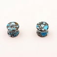 thumbnail image 2 of Abstract Stone Blue and Grey Organic Double-Sided Flare Gauges/Plugs 15/16'' (24mm) 2 Pieces (1 Pair) (A/3/2/A6), 2 of 4