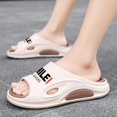 thumbnail image 4 of Men's Beach Slippers with Soft Low Arch Support Comfortable Thick Sole Anti Slip Easy To Clean, 4 of 5
