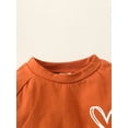 thumbnail image 5 of Qiylii Baby Girls Boys 2 Pieces Outfit, Heart Long Sleeve Tops + Floral Pants, 5 of 9