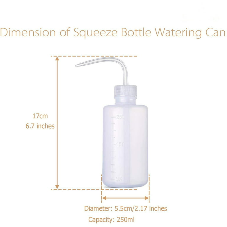 6Pcs lash washing bottle watering rinse bottle squeeze wash