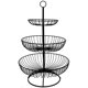 thumbnail image 1 of Soporte de exhibición de la torta de la fruta de la taza de la fruta del metal de la cesta de la fruta de 3 niveles-- Sincero Electrónica, 1 of 3