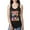 Black, variant on Dean Russo Best Dog Dog Lover Ladies Racerback Tank Top, Red, Large