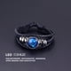 thumbnail image 5 of onlyliua para Interior/Exterior Pulseras para Hombres y Mujeres Pulsera de Cuerda de Cuero de Doce Piezas, 5 of 7