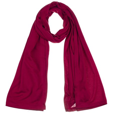 - Women's Jersey scarves fashion long plain scarf wrap shawls hijab