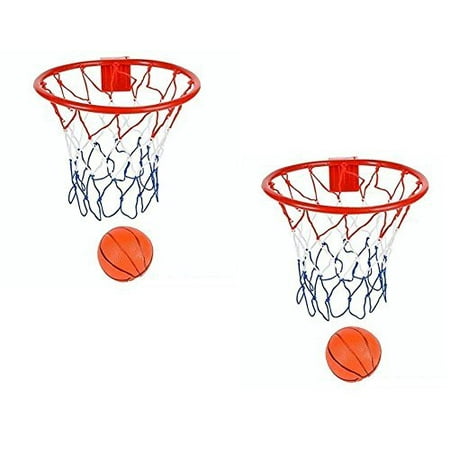 Over The Door Basketball Hoop 2 Pack Of 8 Inch Basketball Hoop With Mini Ball Set For Over The Door Use Simple Assembly Easy Clip On Mount Fun