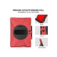 thumbnail image 7 of Microsoft Surface Pro X 13 inch Case Shockproof Protective Cover with Pen Holder Hand Strap Rotating Kickstand and Shoulder Strap, 7 of 7