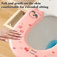thumbnail image 6 of Eva Toilet Seat Cover, Cat Patterns Travel Portable Toilet Mats, Washable Reusable Toilet Seat Cushions Pasted Toilet Pad Pink, 6 of 6
