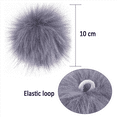 thumbnail image 3 of 40 Pieces DIY Faux Fur Pom Pom with Elastic Loop for Hats Keychains Scarves Gloves Bags Accessories, 3 of 8
