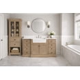 thumbnail image 4 of Kelly 60" Bathroom Vanity Weathered Fir - White Engineered Stone Countertop, 4 of 11