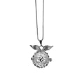 thumbnail image 4 of Colgante de jaula de abalorios bañado en plata con 9 estilos de fabricación de joyas: añade tus propias perlas, piedras, perfumes y aceites esenciales ala del ángel Soledad Colgante de jaula de perlas, 4 of 10