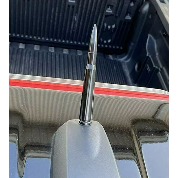 Bullet Style 0.5 Cal Short Black Antenna Mast Power for CHEVY COLORADO 2015-2023