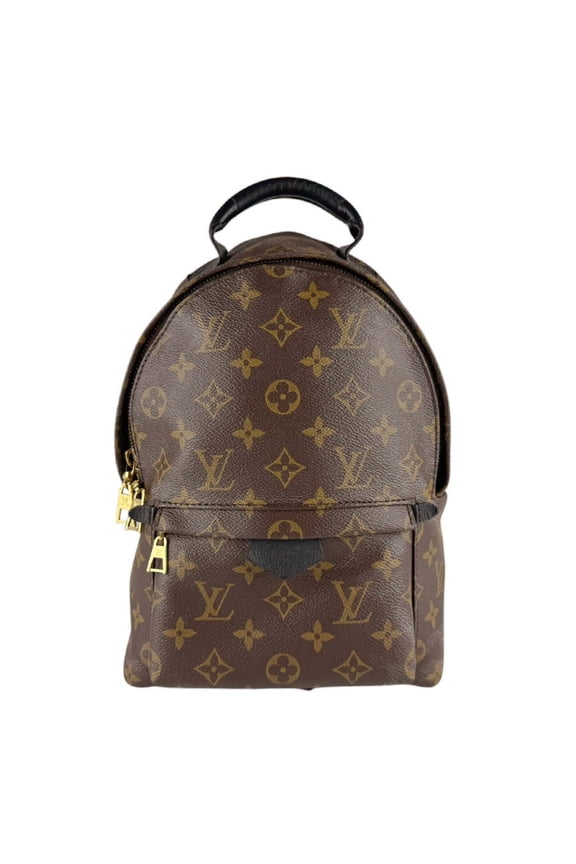 Pre-Owned Louis Vuitton Palm Springs Backpack PM Monogram Canvas Brown Men's/Women's M44871...