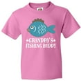 thumbnail image 3 of Inktastic Grandpa's Fishing Buddy Little Fisher Youth T-Shirt, 3 of 5