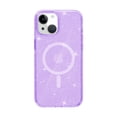 thumbnail image 3 of ShellTech for iPhone 15 Case Clear Magnetic Glitter Compatible with Magsafe, Sparkle Bling Hard Magnet Mag Cover Non-Yellowing, Shiny Cute Phone Case for Women Gilrl,Purple, 3 of 9