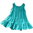thumbnail image 1 of Huggegwe Robe d'Été pour Fille Tout-Petit Vêtements pour Enfants Léger et Confortable Robe Décontractée Sans Manches AZ824-22848, 1 of 4