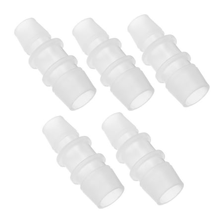 HOMEMAXS  5 Pcs Part Connector Water Pipe Adapter Hose Barb Reducer