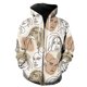 thumbnail image 1 of Sudadera con capucha y cremallera para hombre, estilo urbano, estilo Harajuku, informal, de gran tamaño, con estampado 3D, gran oferta, unisex, 2024, 1 of 6