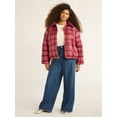 thumbnail image 2 of Free Assembly Women's and Women's Plus Short Puffer Jacket, Sizes XS-4X, 2 of 5
