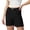 Black women's high waisted shorts with pockets a1, variant on Cagogo Women's High Waisted Shorts with Pockets Casual Regular Fit Basic Summer Vacation Trousers Beach Lounge Travel, Black 2XL