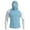 Sky Blue, variant on Men's UPF 50 Sun Hoodie Long Sleeve Hooded Fishing Shirt Solid Pullover Cooling Ice Silk Breathable Quick-Dry Moisture Wicking 4-Way Stretch for Commute Fishing Hiking Mint Green M