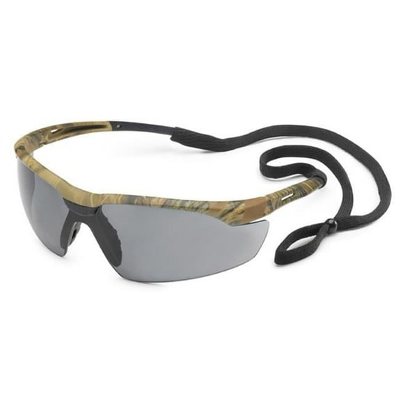 Gateway Safety 280328782 Camo & Gray Anti Fog Conqueror Safety Glasses with Retainer