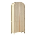 thumbnail image 4 of Walker Edison Modern 5 Shelf Open Arched Bookshelf, Coastal Oak, 4 of 17
