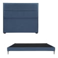 thumbnail image 1 of Box Base Cama Slim King Size + Cabecera Ibiza Azul, 1 of 8