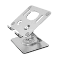 thumbnail image 1 of Base De Soporte Ajustable Plegable Giratorio 360 Para Tablet Malubero Plateado, 1 of 5