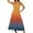 Orange, variant on Fmbrln Summer Dresses for Women 2025 Sleeveless Spaghetti Strap Pleated Flowy Long Dress Beach Vacation Floral Print Sundress